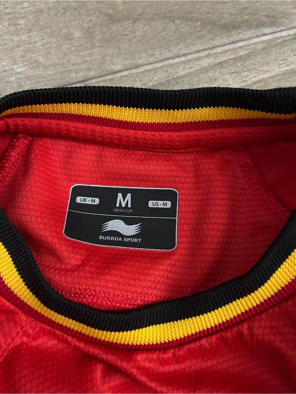 Burrda Sport Belgium National Team 2014 Home Jersey | Size M - Picture 6 of 7